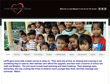Tablet Screenshot of loveacrosstheocean.org